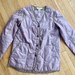 Sundance Quilted Artisan Jacket – Mauve & Sage Patchwork (S)